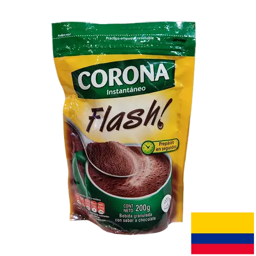 bebida de chocolate Flash de la marca Corona