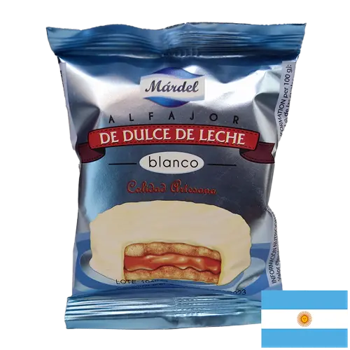 El Alfajor Dulce de Leche Blanco 50