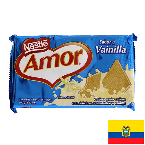 La Galleta amor Clasica 100 gr de nestle te dejara con la boca abierta con su exquisito relleno vainilla.